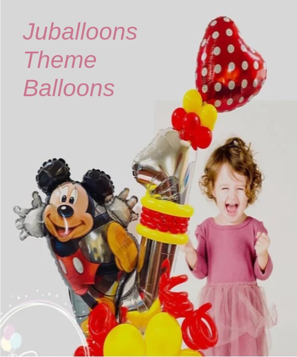 Mickey Mouse Polkadot Theme Balloons